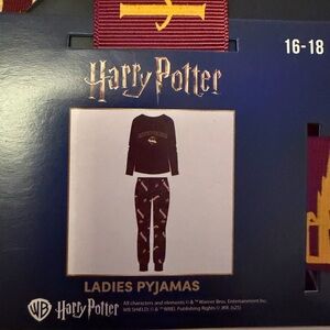 F&F Black Harry Potter Pajama Set for women